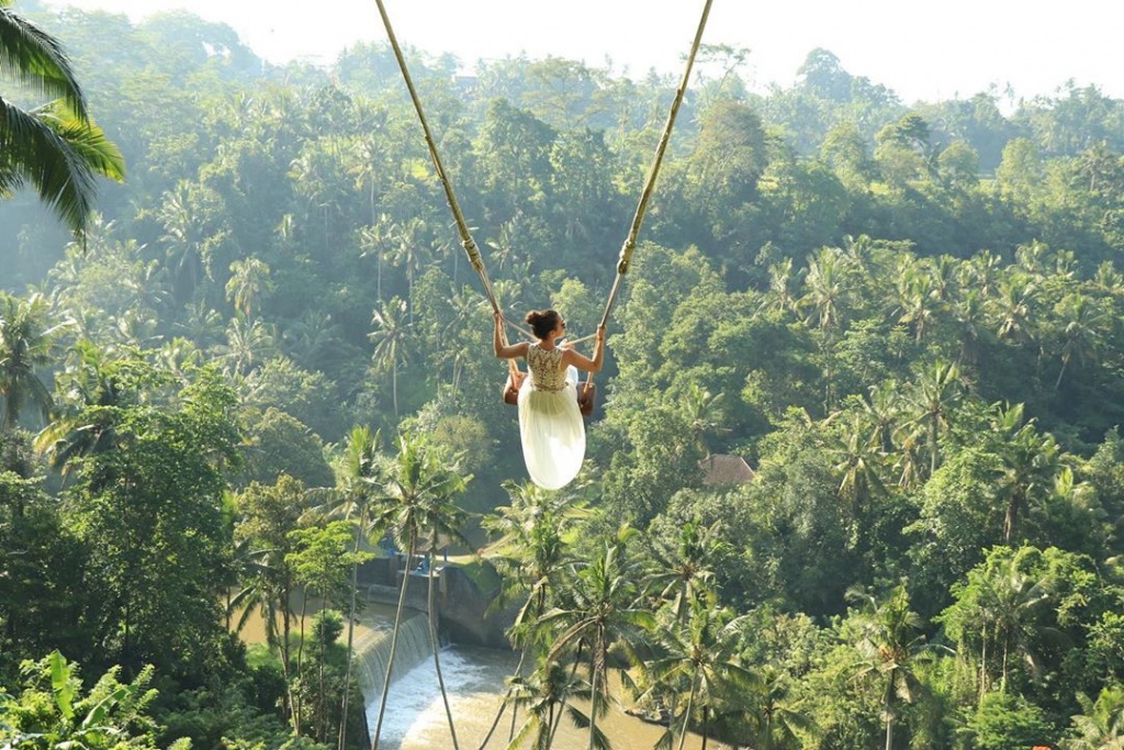 Jungle Swing at Bali Swing-ATV Bali Tour And Bali Swing Tour